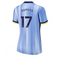 Tottenham Hotspur Cristian Romero #17 Bortatröja Dam 2024-25 Korta ärmar